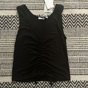 Brand new black cropped tank top